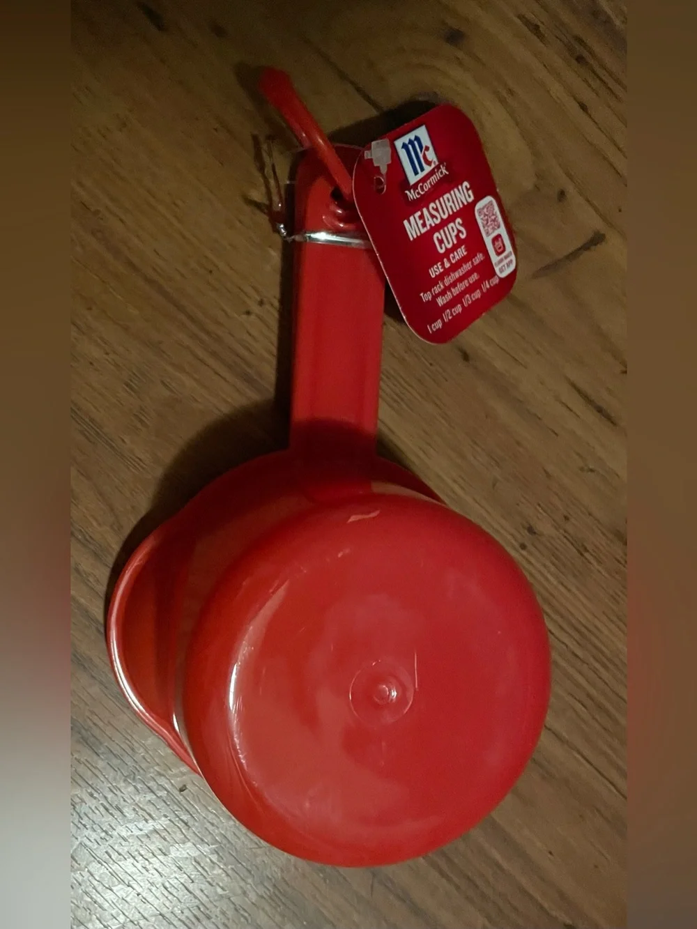 McCormick Red PlasyNesting Measuring Cups - New Set of 4